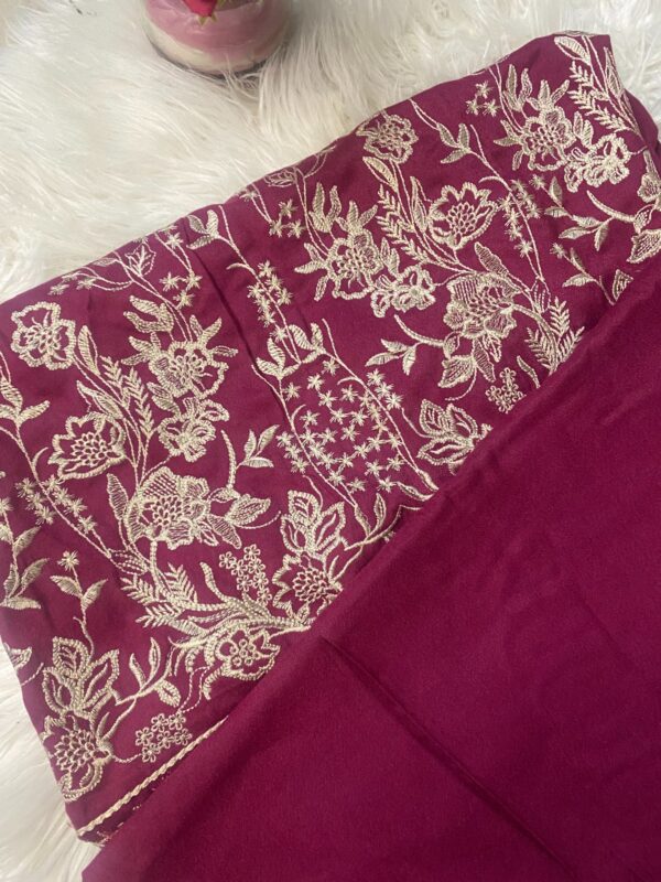 3-Piece Unstitched - Heavy Embroidered - Marina - Image 3