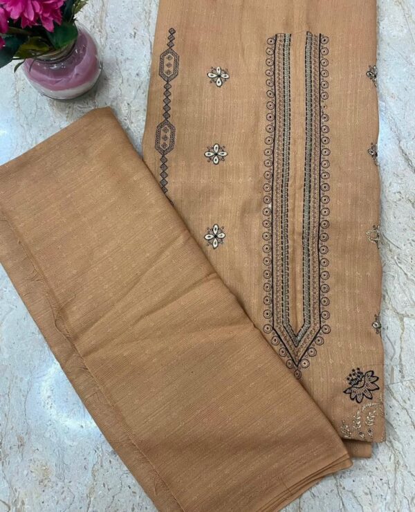 Classic 3-Piece Unstitched - Heavy Embroidered - Marina Suit