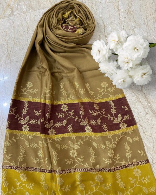 3 piece Unstitched - Heavy Embroidered - Marina - Image 4