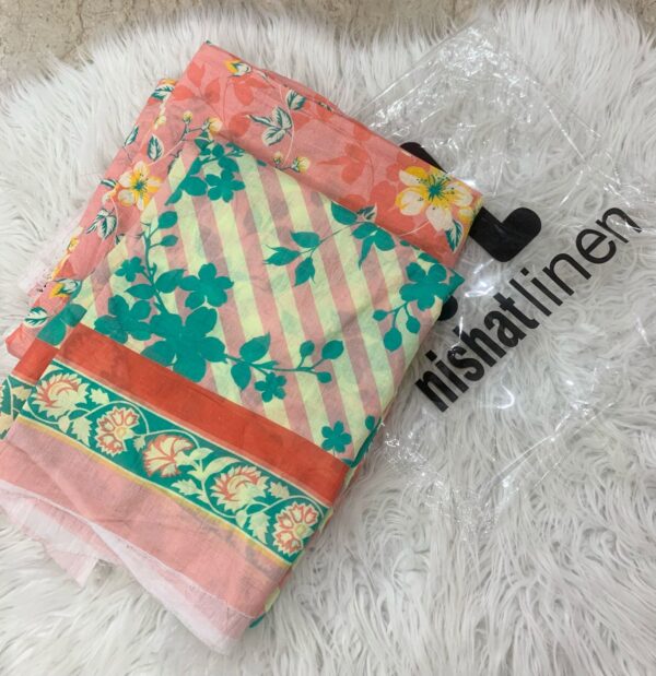 Nishatlinen-3-Piece Unstitched-Printed Lawn