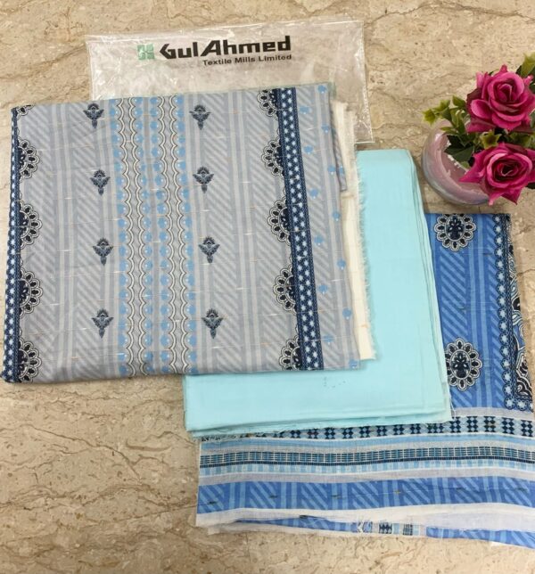 Gul Ahmed 3-Piece Unstitched- Printed Lawn