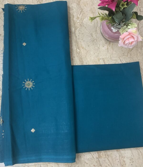 Embroidered-3 Piece Unstitched-Lawn - Image 3