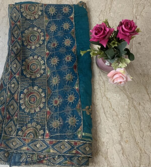 Embroidered-3 Piece Unstitched-Lawn - Image 2
