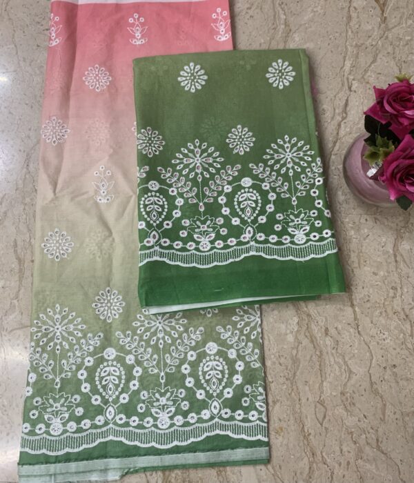 Embroidered-3 Piece Unstitched-Lawn - Image 2