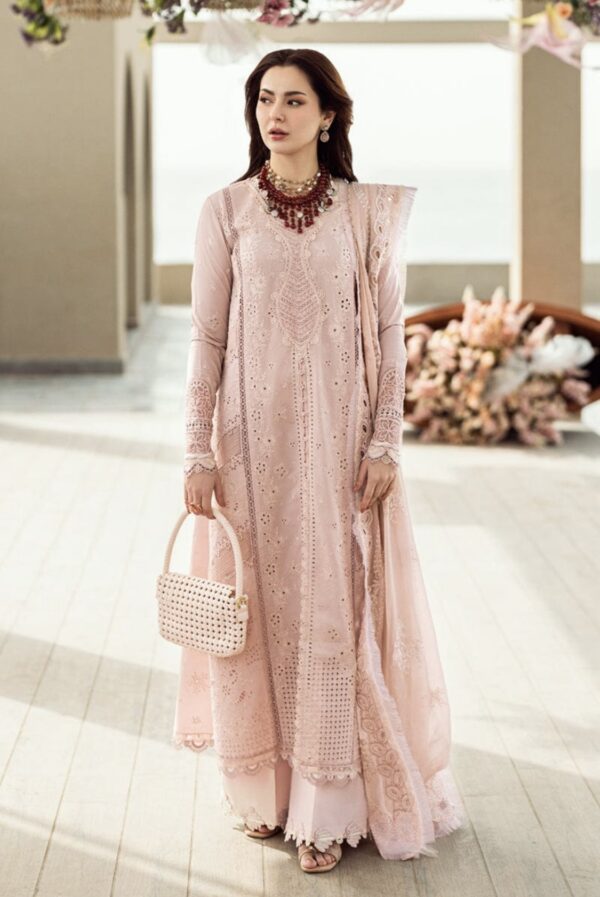Qalamkar- Sahil | Embroidered Lawn Suit| 3 Piece Unstitched